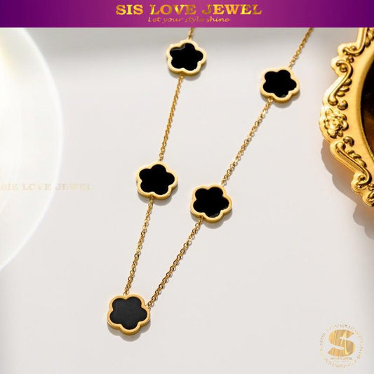 Noir Elegance Sakura Necklace N112
