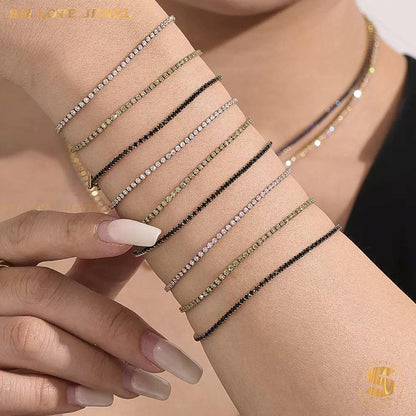 Elegant Thin Tennis Chain B259