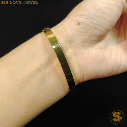 Simple Zirconia Bangle H051