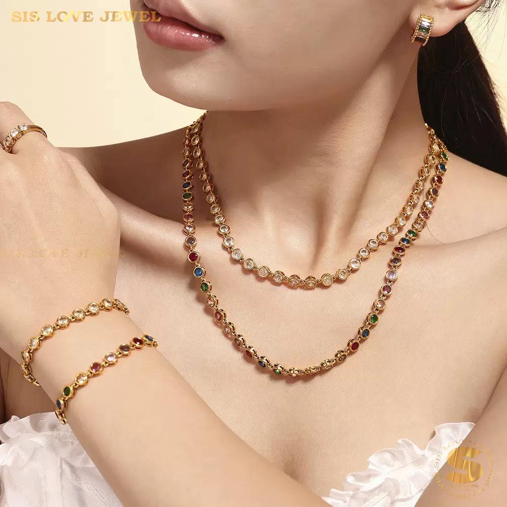 Zircon Tennis Bracelet B258