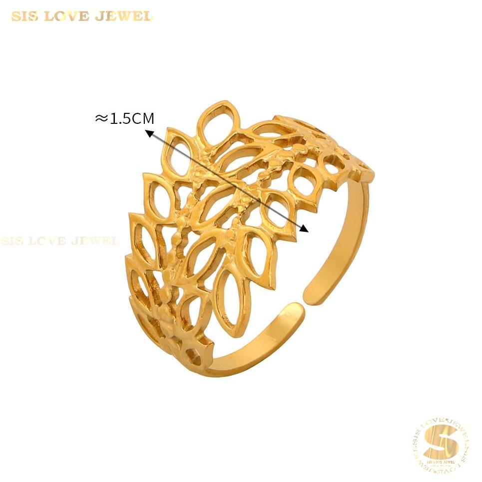 Adjustable Leaf Ring R077