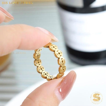 Money Coin Ring R115