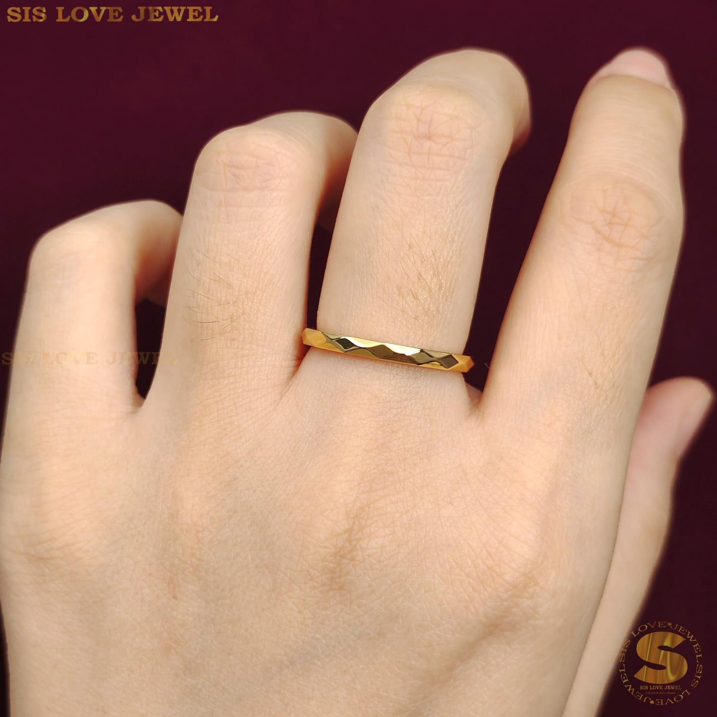 Blink-Blink Thin Ring R098