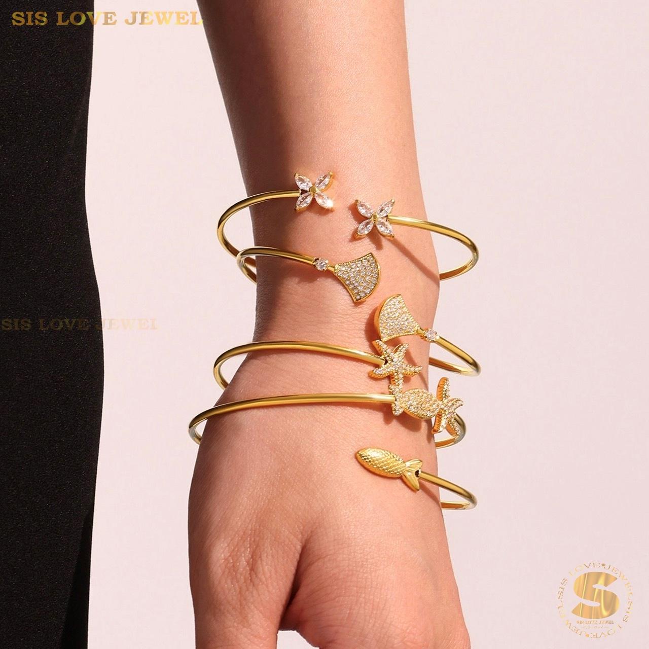 Butterfly Kiss Bangle H176