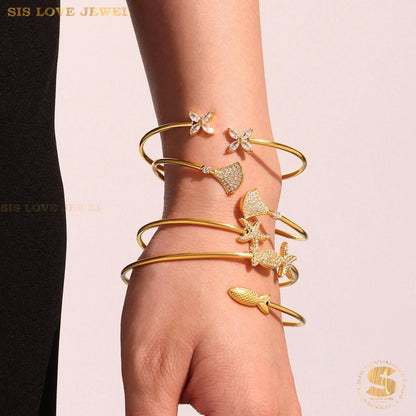 Butterfly Kiss Bangle H176