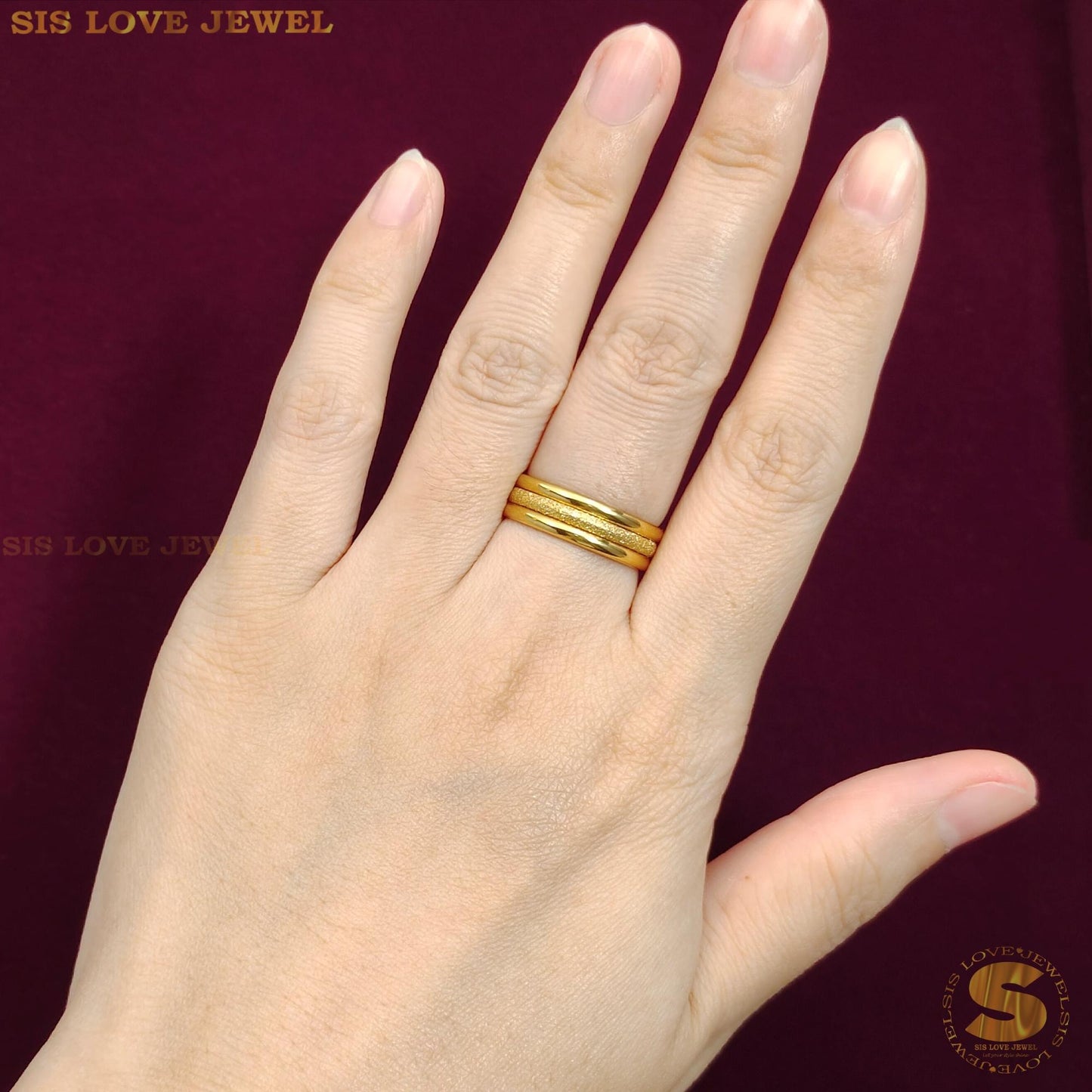 3-Layer Gold Plated Ring R003