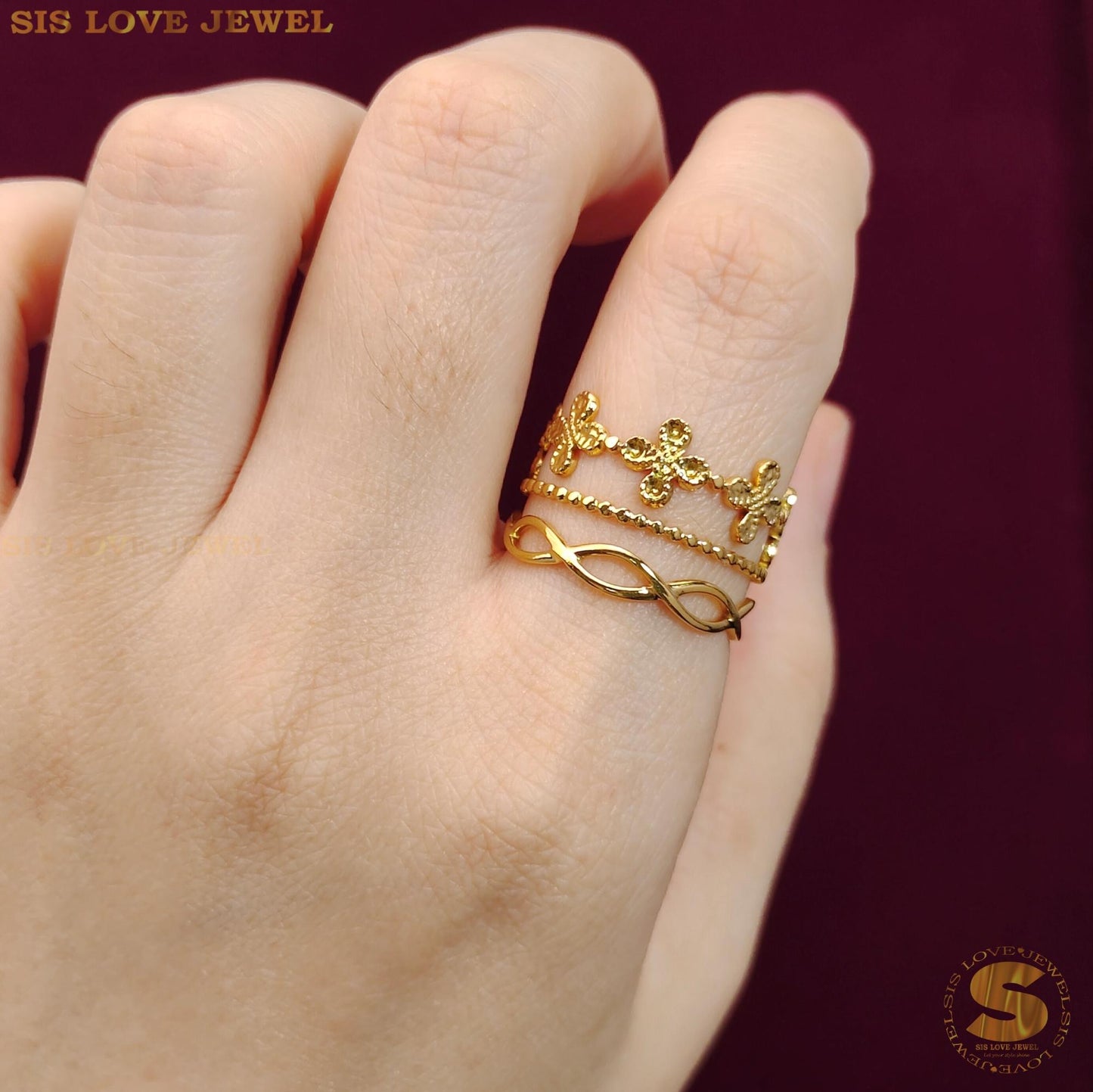 Simple Adjustable Ring R119