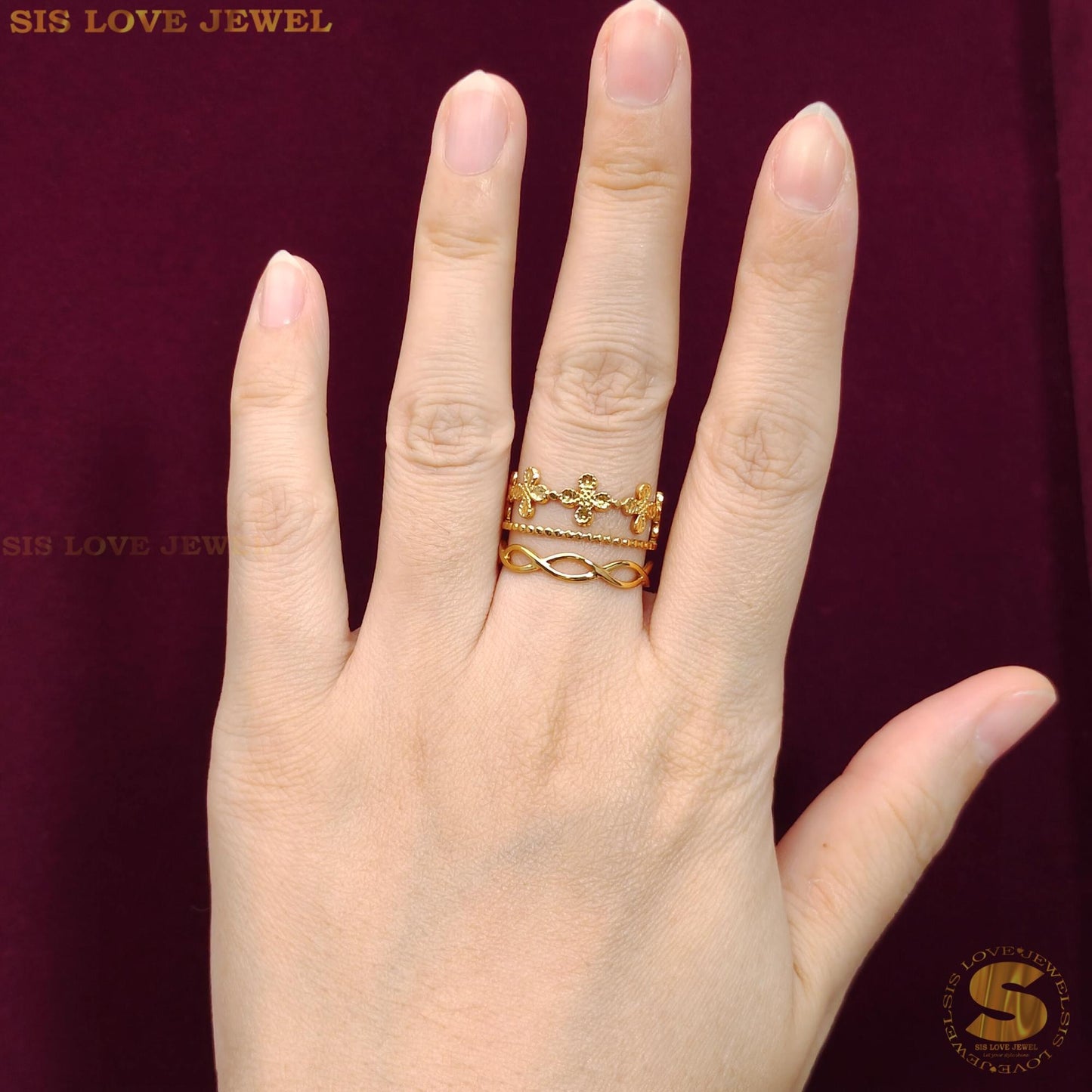 Simple Adjustable Ring R119