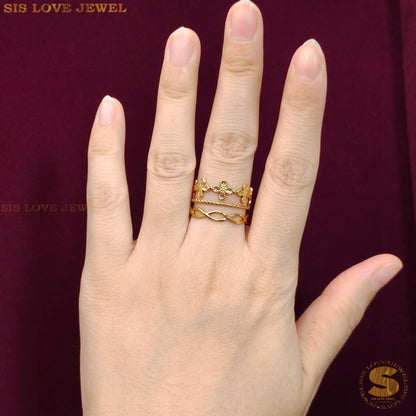Simple Adjustable Ring R119