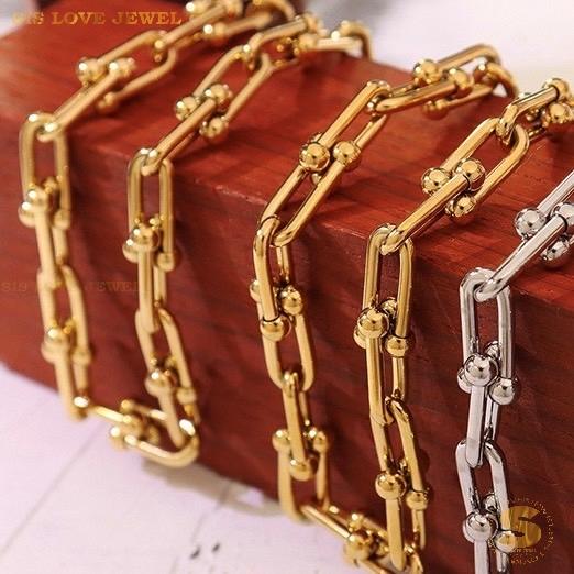 Link Necklace & Bracelet Set