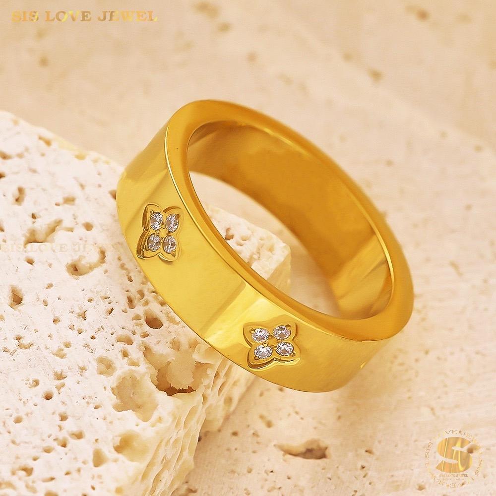 Lucky Clover Zirconia Ring R067