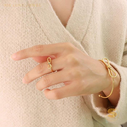 Adjustable Bow Ring R017