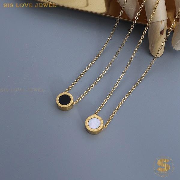 Roman Number Pendant Necklace N045