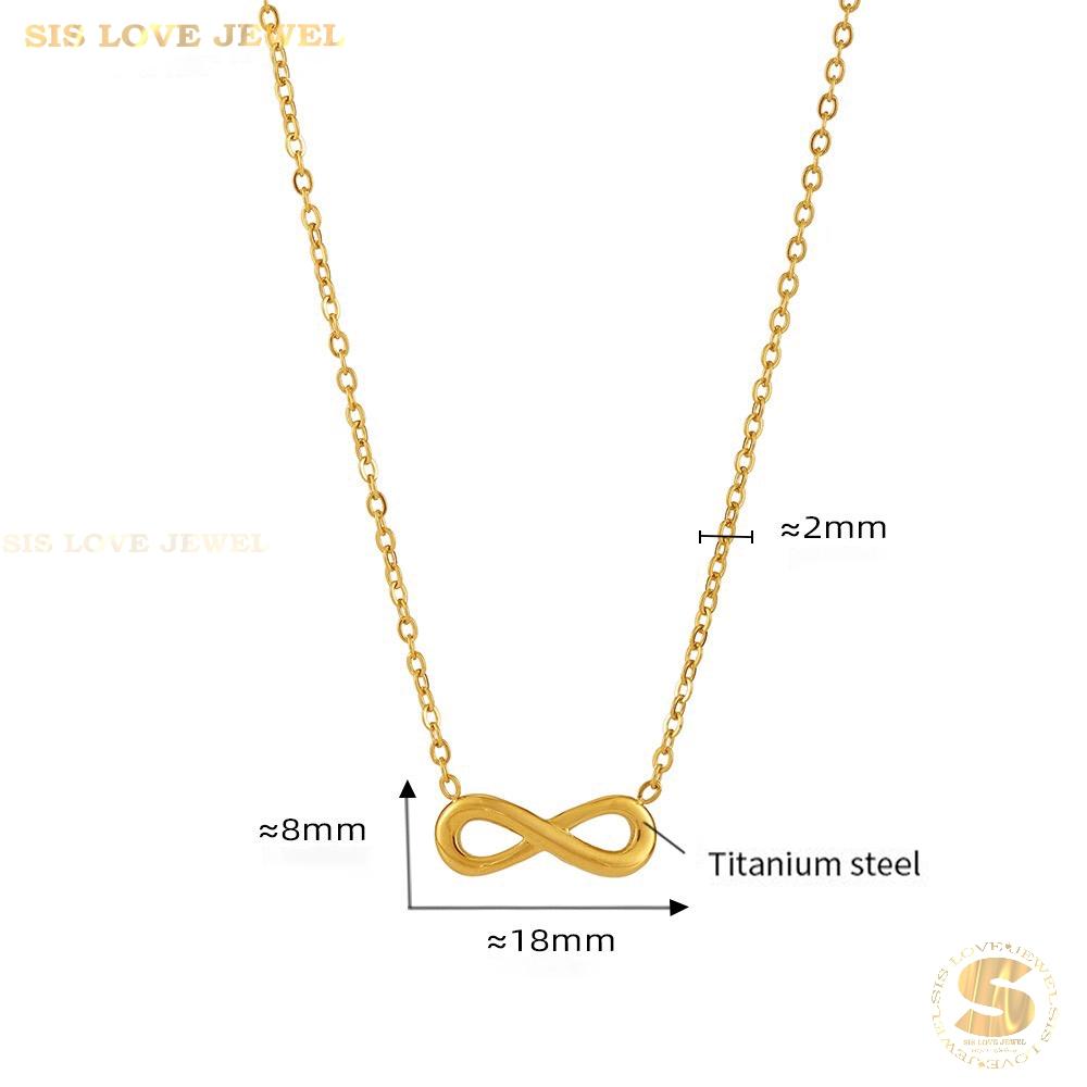 Gold Plated Infinite Necklace N140