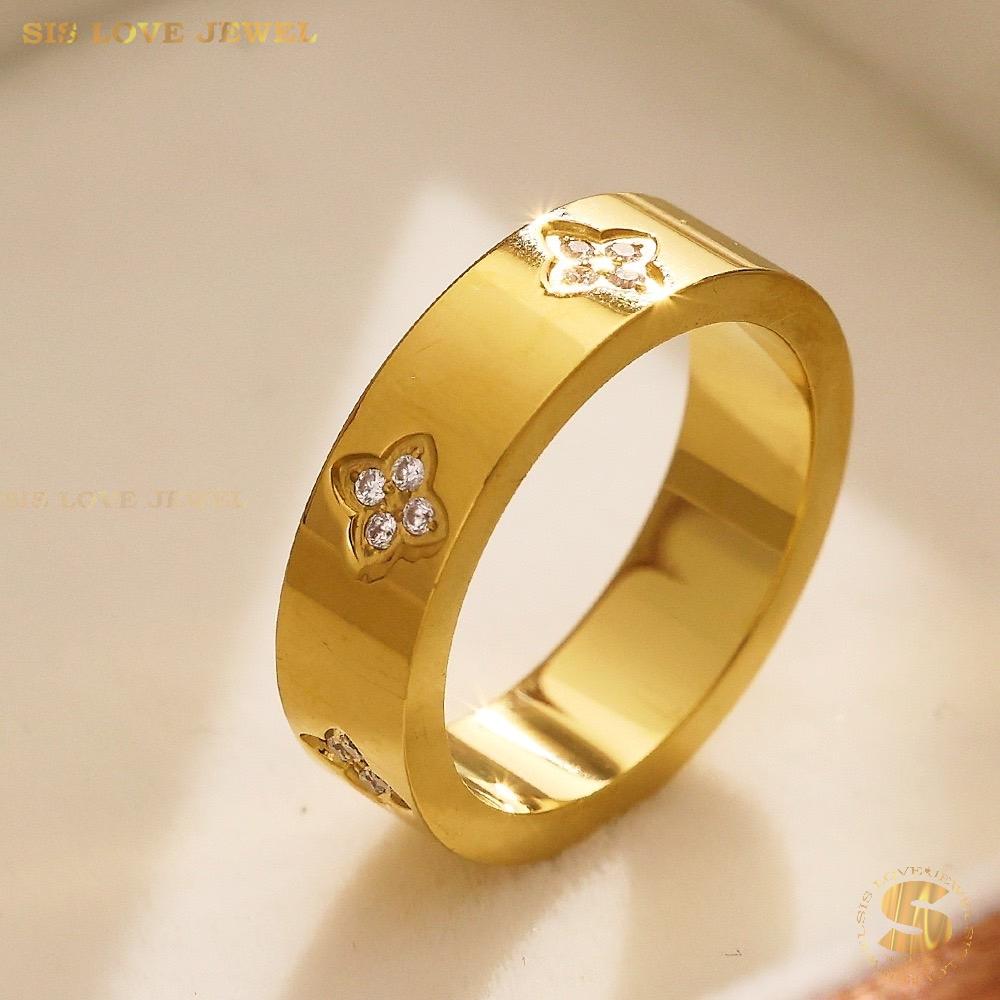 Lucky Clover Zirconia Ring R067