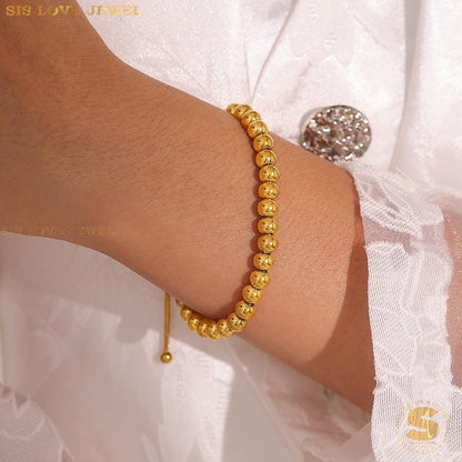 Boba Bead Adjustable Bracelet B178