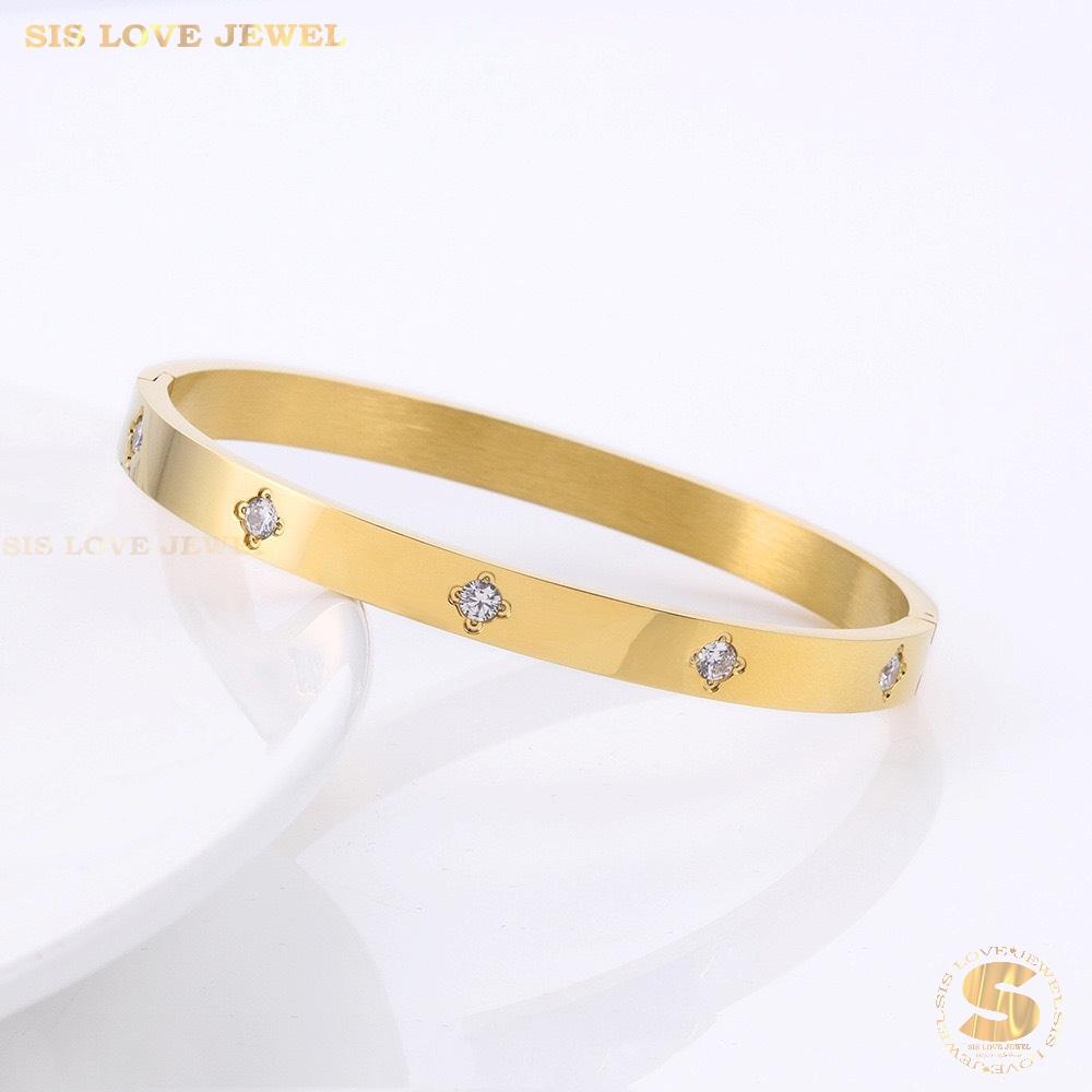 Starlight Zirconia Bangle H103