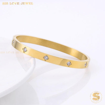 Starlight Zirconia Bangle H103