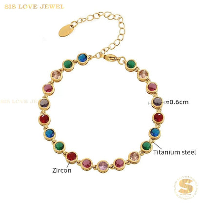 Zircon Tennis Bracelet B258