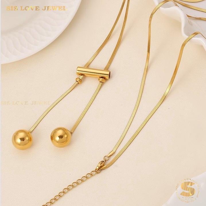 Opulent Aura Snake Chain Necklace N130