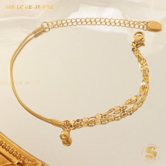 Boba Snake Chain Bracelet B130