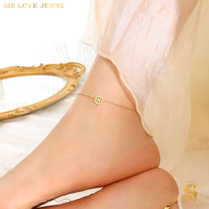 Fortune Charm Gold Plated Bracelet A003