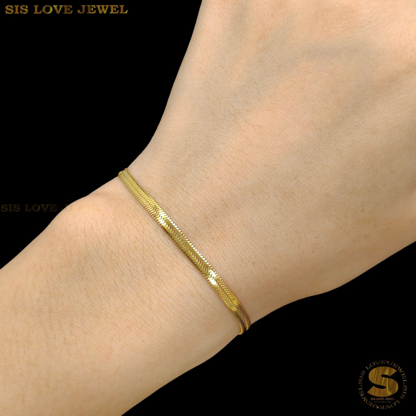 Simple Snake Chain Bracelet B005