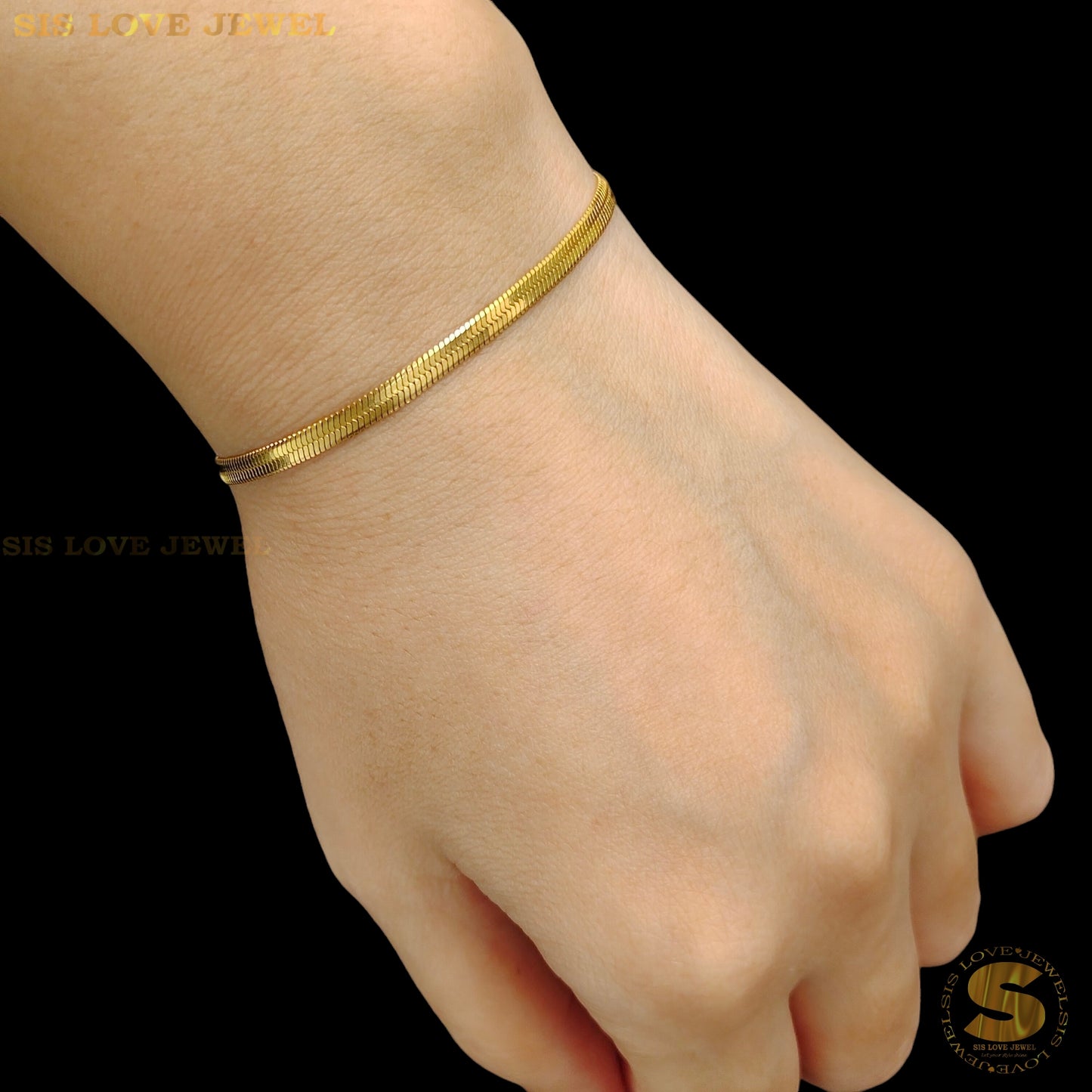 Simple Snake Chain Bracelet B005