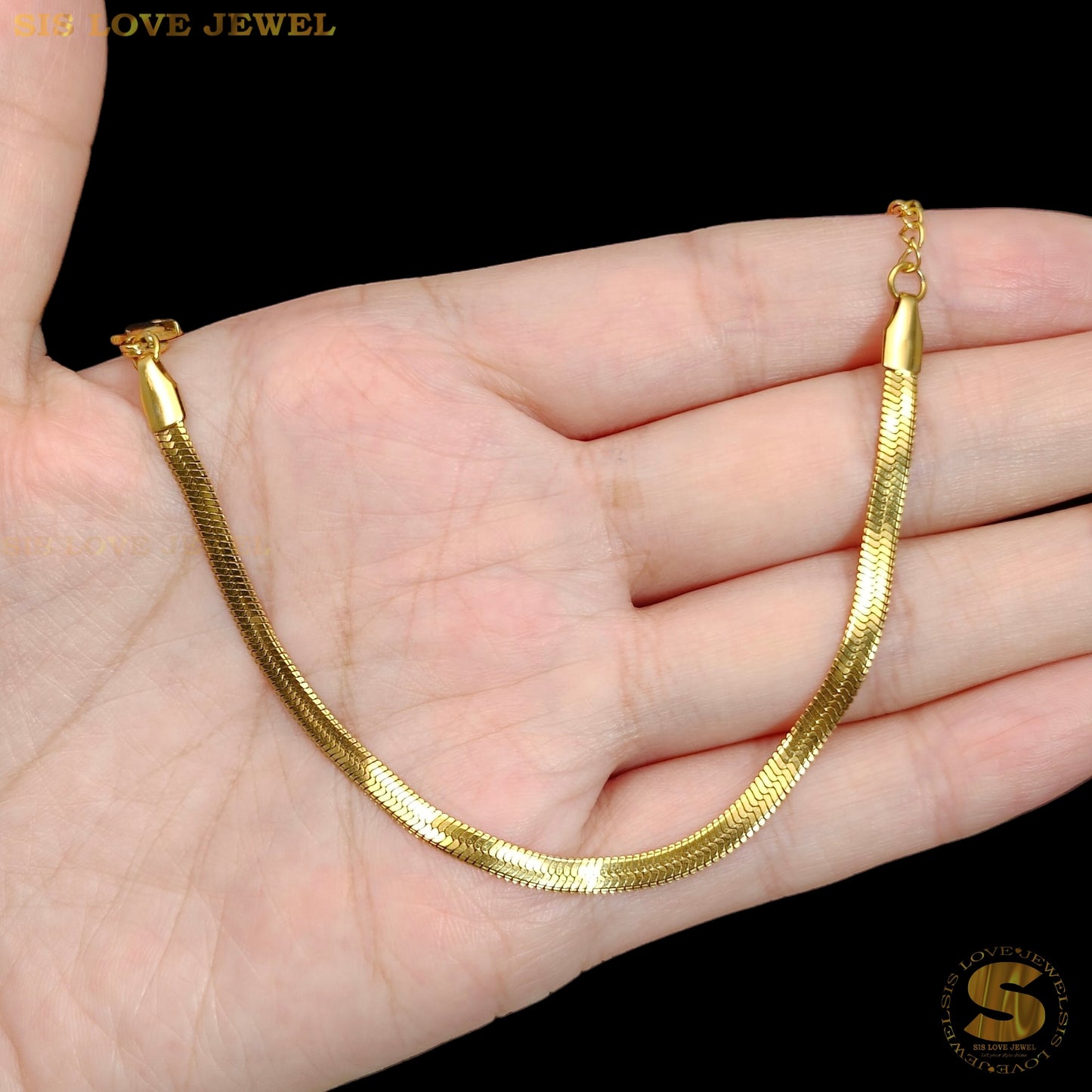 Simple Snake Chain Bracelet B005