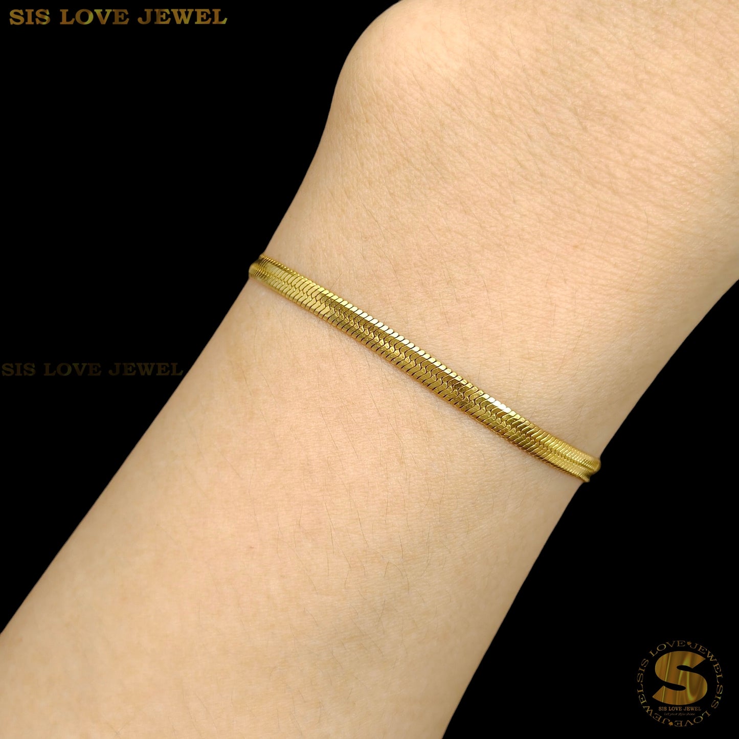 Simple Snake Chain Bracelet B005