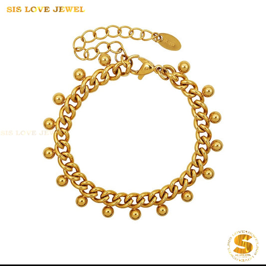 Boba Chain Bracelet B016