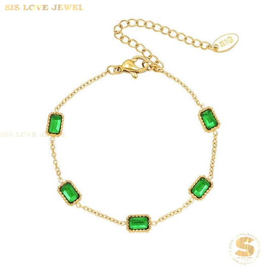 Green Zirconia Bracelet B048