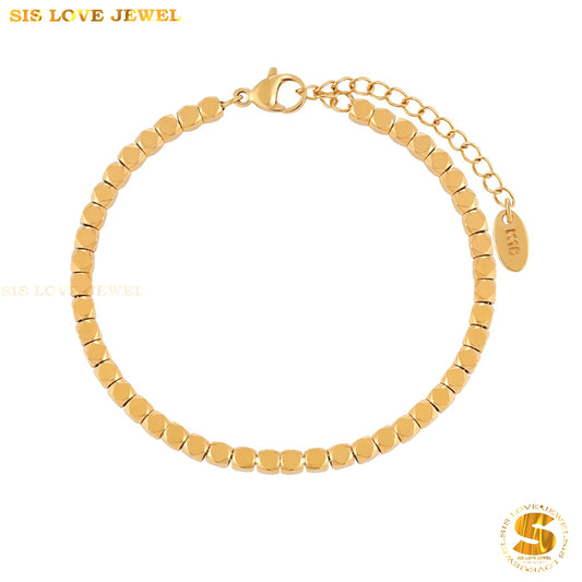 Cube Charm Bracelet B062