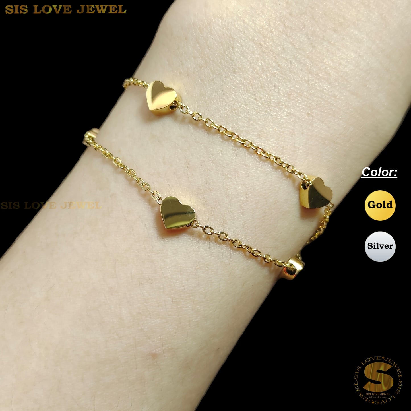 2 Layers Love Bracelet B090