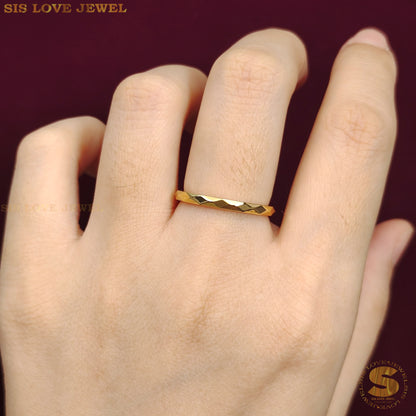 Simple Blink Blink Thin Ring R098