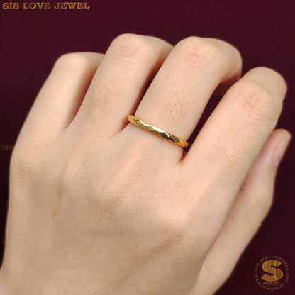 Simple Blink Blink Thin Ring R098