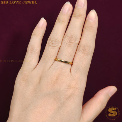 Simple Blink Blink Thin Ring R098