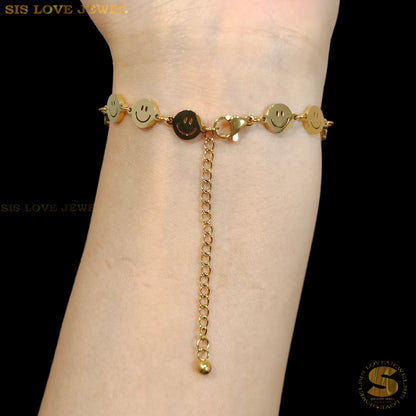 Smile Face Chain Bracelet B155