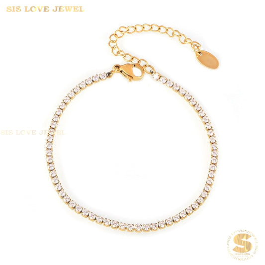 Cubic Zirconia Tennis Bracelet B158