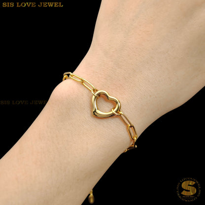 Paperclip Love Bracelet B194