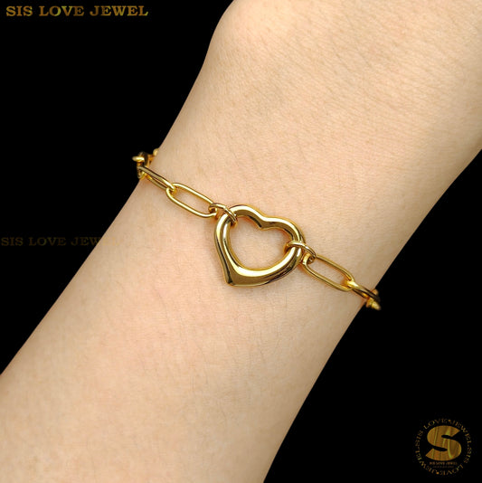 Paperclip Love Bracelet B194