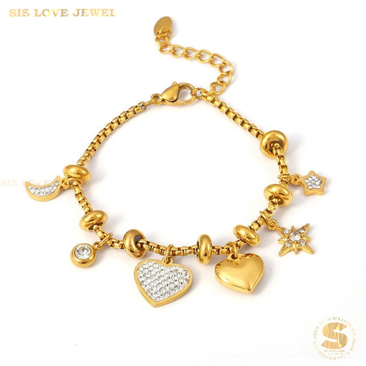 Starlight Love Charm Bracelet B212