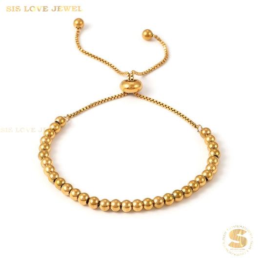 Adjustable Boba Bead Bracelet B215