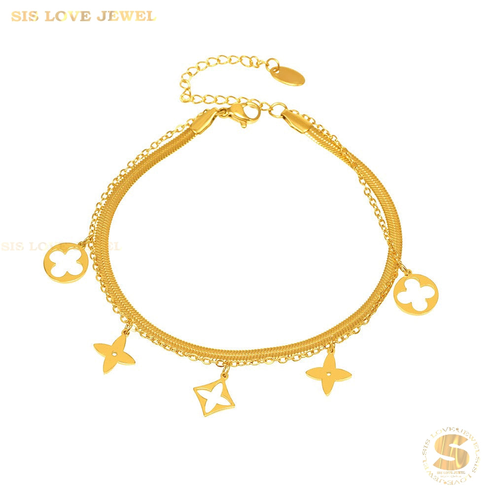 Double-Layer Snake Bracelet B224
