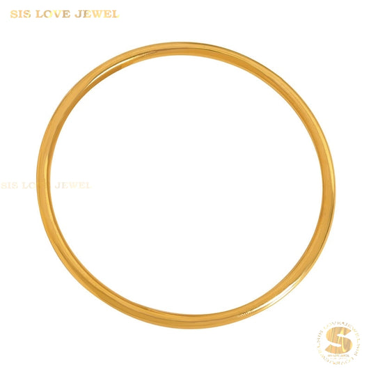 Classic Plain Round Bangle H001