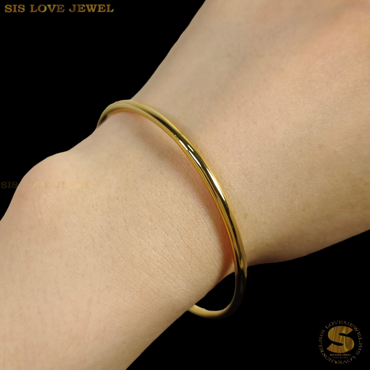 Simple Round Bangle H001