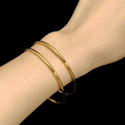 Simple Round Bangle H001