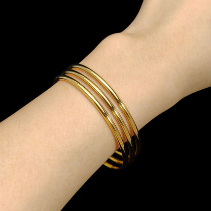 Simple Round Bangle H001