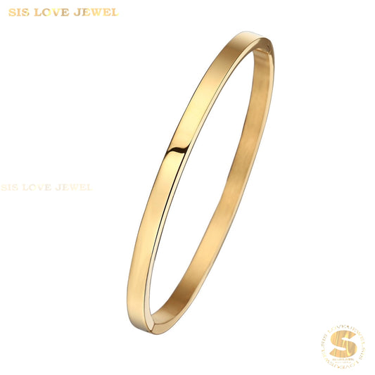 Minimalist Plain Bangle H043