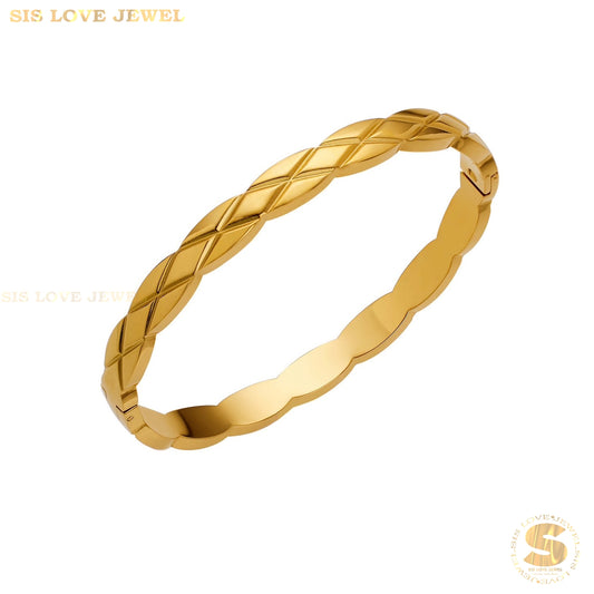 Simple Fashion Oval Bangle H046